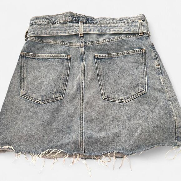 AGOLDE Reworked 90s Paperbag Revival Belted Skirt – Indie Minimalist 27 - Picture 4 of 7